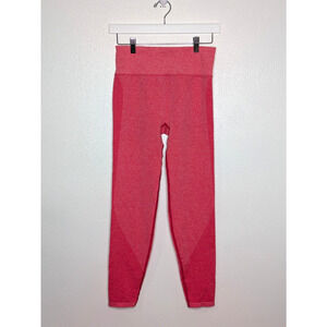 Victoria’s Secret Pink Neon Red Marl Medium Seamless High Waist Legging Tight